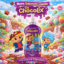 Sabonete Liquido Chocolix Chocolate 400ml Omega Kids