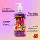 Kit 6 Sabonete Líquido Marshmallow Chocolix 400ml Omega Kids