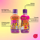 Kit Shampoo e Condicionador Chocolix Marshmallow 200ml Omega Kids