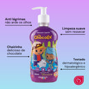Sabonete Liquido Chocolix Chocolate 400ml Omega Kids